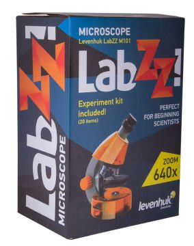 Levenhuk LabZZ M101 Amethyst/Ametist Mikroskop Büyütme: 40–640x.