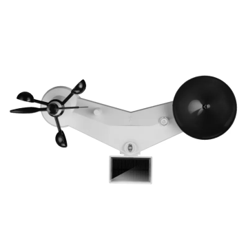 BRESSER 7'si 1 Arada Wi-Fi Işık Yoğunluğu ve UV Ölçer Gelişmiş Profesyonel Hava İstasyonu (Siyah)