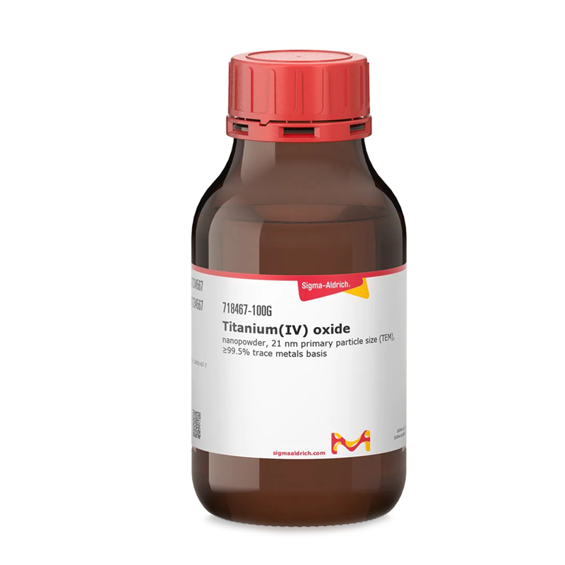 Sigma-Aldrich 718467 Titanium(IV) oxide nanopowder, 21 nm primary particle size (TEM), ≥99.5% trace metals basis 100 gr