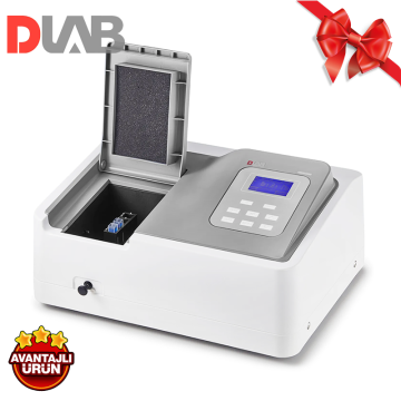 DLAB SP-UV1000 UV Spektrofotometre 200... 1000 nm Tungsten ve Deuterium Lambalı + Yazılım