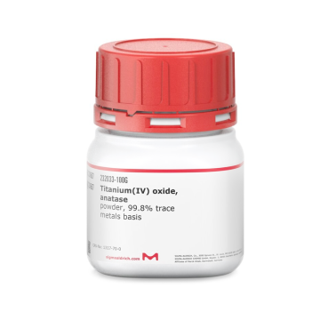 Sigma-Aldrich 232033 Titanium(IV) oxide, anatase powder, 99.8% trace metals basis 500 gr