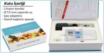 LT AGY-30 Meyve Sertliği Ölçüm Cihazı 0.4~30 kg/cm2 (×105 Pa)