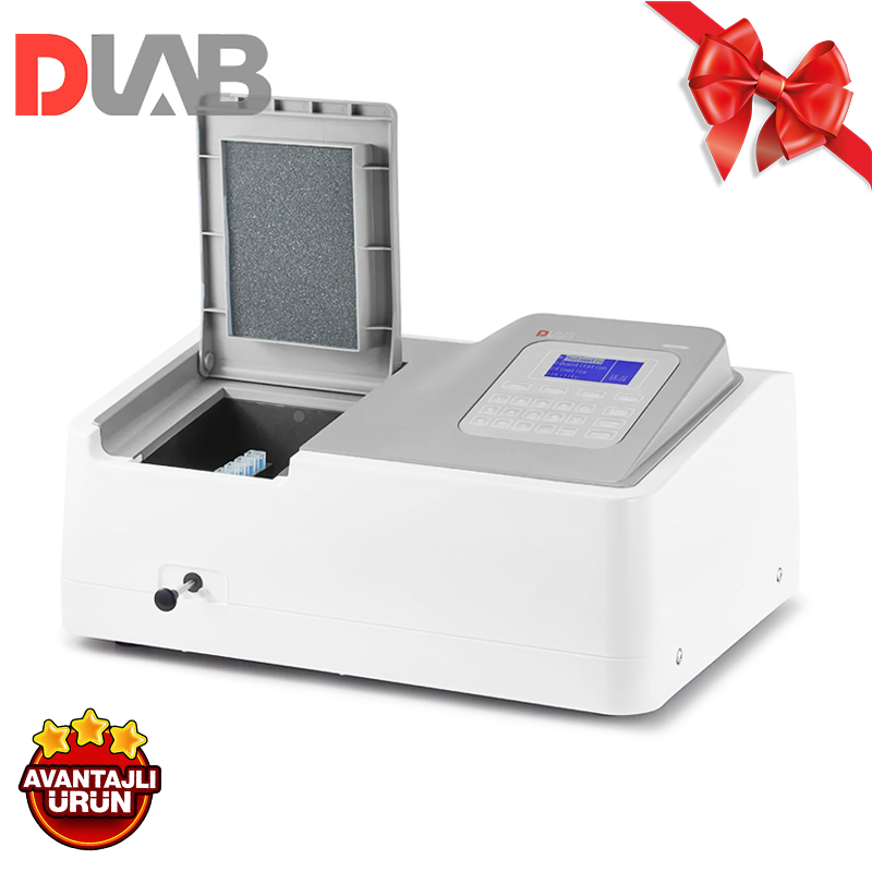 DLAB SP-UV1100 UV Spektrofotometre 190... 1100 nm  HYBEC Tungsten Lamba | Milaras Döteryum Lamba + Yazılım