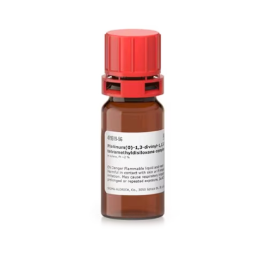 Sigma Aldrich 479519 Platinum(0)-1,3-divinyl-1,1,3,3-tetramethyldisiloxane complex solution in xylene, Pt ~2 % 5 gr
