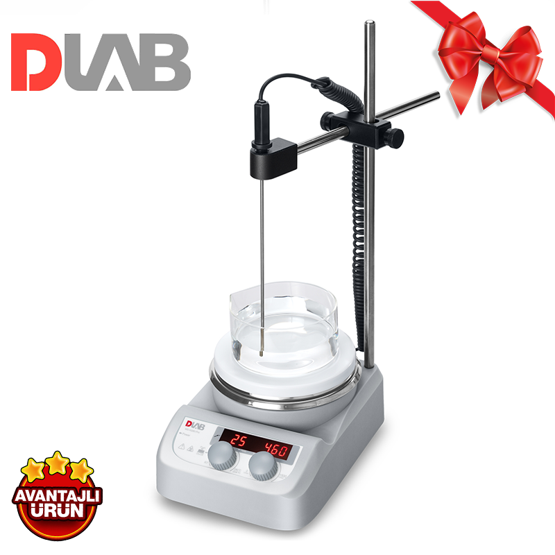 DLAB MS-H280-Pro SET1 Isıtıcılı Manyetik Karıştırıcı  200... 1.500 rpm / RT... 280 ℃ / 3 L