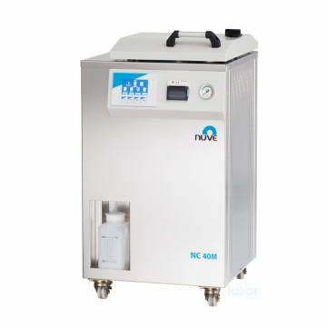 Nüve NC 40M Otoklav | Dik Tip Laboratuvar Buharlı Sterilizatörü 105 - 135 °C / 40 L