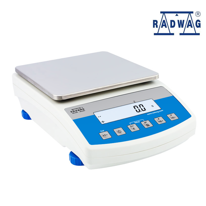 RADWAG WLC 6/A2/C/2 Hassas Terazi 6 kg / 0.1 gr / 195 x 195 mm Dahili Kalibrasyon