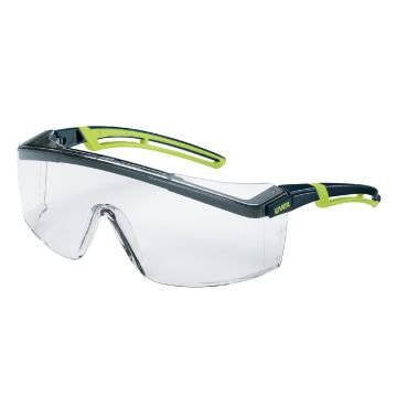 uvex 9164285 Astrospec 2.0 Spectacles Güvenlik Gözlüğü İç Kısmı Buğu Önleyici, Dış Kısmı Çizilmeye ve Kimyasallara Karşı Dayanıklı