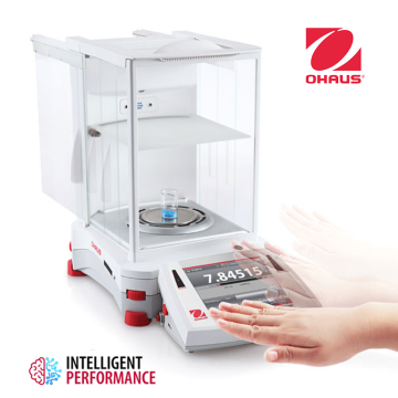 OHAUS EX225/AD Semi Mikro Terazi  220 gr / 0.01 mg İyonlaştırıcı ile