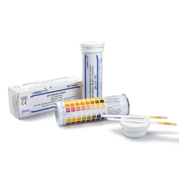Merck 109584 pH-İndikatör Şeritleri İnsan Üresindeki pH Değerinin Yarı Kantitatif  Ölçülmesi pH 2.0 - 9.0  McolorpHast™  Ce