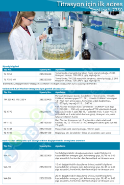 SI Analytics Titratör TitroLine® 7750 Potansiyometri ve KF için Değiştirilebilir Başlıklı