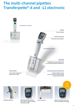 BRAND 705404 Transferpette®  S Electronic 10-200 µL 8 Kanallı Elektronik Ayarlanabilir Otomatik Pipet