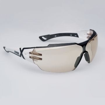 uvex 9198064 pheos cx2 Spectacles Koruyucu Gözlük İç Kısmı Buğu Önleyici, Dış kısmı Çizilmeye ve kimyasallara Karşı Dayanıklı, Gün Işığı Filtreli