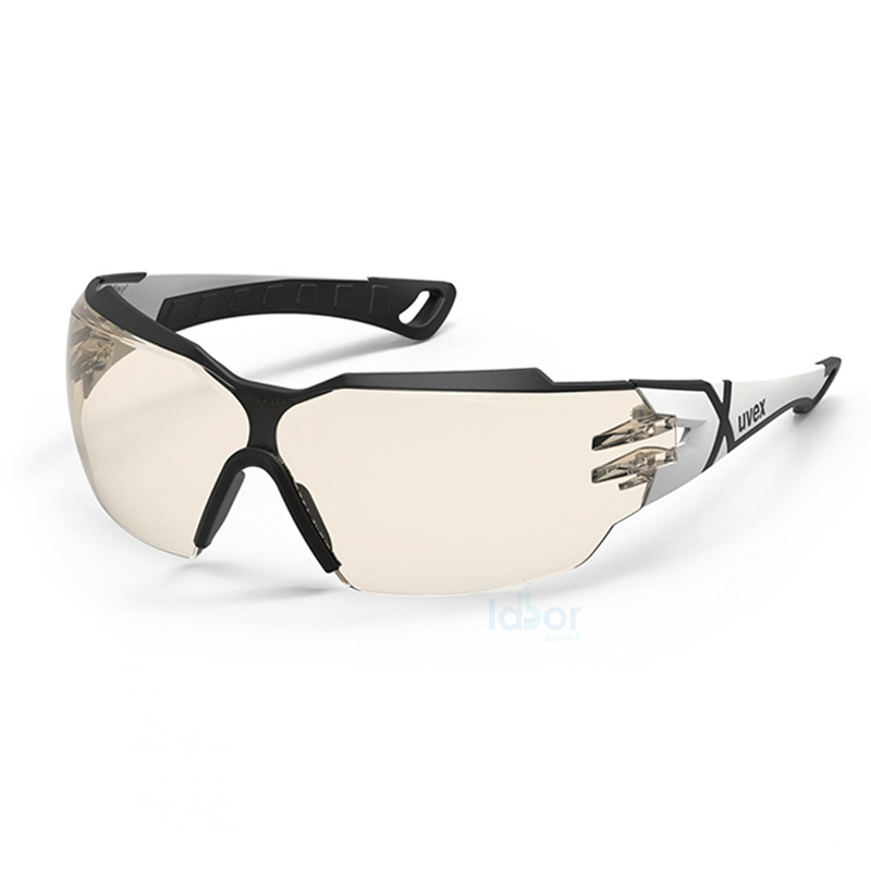 uvex 9198064 pheos cx2 Spectacles Koruyucu Gözlük İç Kısmı Buğu Önleyici, Dış kısmı Çizilmeye ve kimyasallara Karşı Dayanıklı, Gün Işığı Filtreli