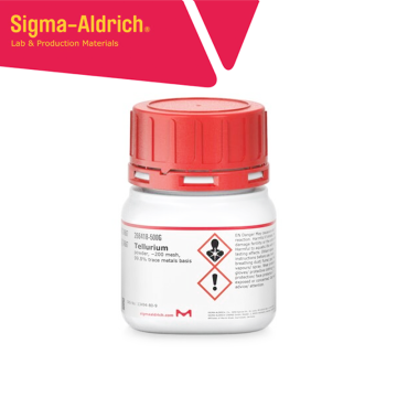 Sigma Aldrich 266418 Tellurium powder, −200 mesh, 99.8% trace metals basis 100 gr