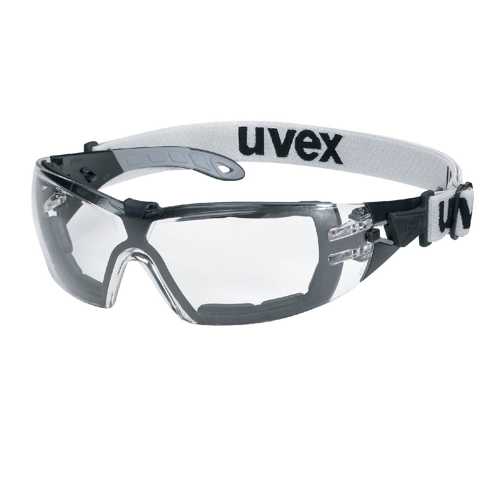 uvex 9192680 pheos guard s Koruyucu Gözlük İç Kısmı Kalıcı Buğu Önleyici, Dış Kısmı Çizilmeye Dayanıklı
