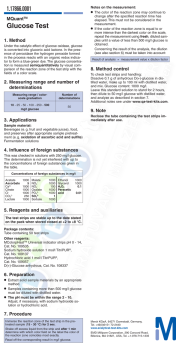 Merck 117866 Glikoz Testi Kolorimetrik 10 - 25 - 50 - 100 - 250 - 500 Mg/L Glikoz Mquant™