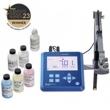 Orion™ Lab Star PH1115 Masa Tipi pH/mV/Sıcaklık Ölçer GLP Uyumlu –2.000... 18.000 pH / ±2000 mV (mV/ORP) / −5.0... 105.0 °C 9157BNMD Epoksi Elektrot ile