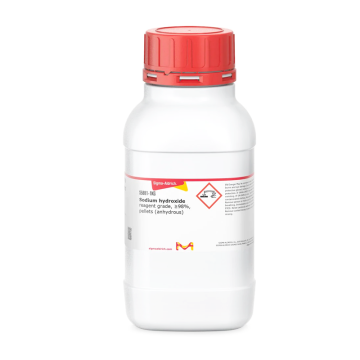 Sigma-Aldrich S5881 Sodium hydroxide reagent grade, ≥98%, pellets (anhydrous) 500 gr