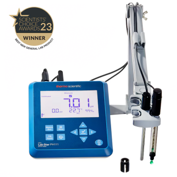 Orion™ Lab Star PH1118 Zorlu Numuneler için KİT Masa Tipi pH/mV/Sıcaklık Ölçer GLP Uyumlu –2.000... 18.000 pH / ±2000 mV (mV/ORP) / −5.0... 105.0 °C 9165 BNWP Sure-Flow Epoksi Elektrot ile