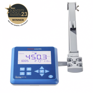 Orion™ Lab Star EC1120 Masa Tipi İletkenlik/TDS/Tuzluluk/Sıcaklık Ölçer GLP Uyumlu 0,00 μS... 500,0 mS/0,00 ppm... 500,0 ppt/0.0... 80.0 ppt/−5.0... 105.0 °C