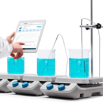 VELP AREC 7 Connect System with Probe, Rod, Clamp Isıtıcılı Manyetik Karıştırıcı  30... 1700 rpm / 20 L / RT+... 300 °C