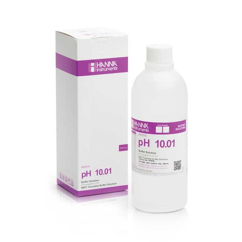 HANNA HI7010L pH 10.01 Kalibrasyon Çözeltisi - 500 ml