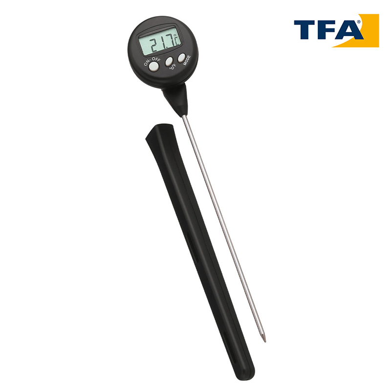 TFA 30.1021 Saplama Tip Gıda Termometresi -40... +200 °C Gıda için ideal, HACCP ve EN 13485'e Uygun