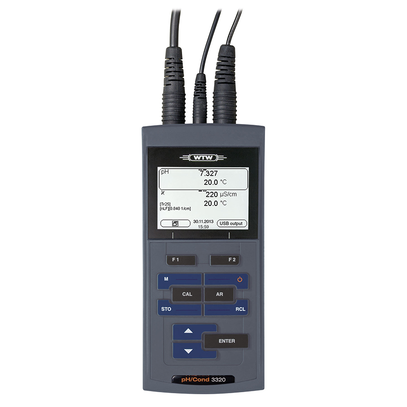 WTW Profiline pH/Cond 3320 Portatif pH, İletkenlik Ölçer SET 2  Sentix 41 / Tetracon 325 İle  -2,000... 19.999 pH / ±2500 mV / -5 °C... 105,0 °C