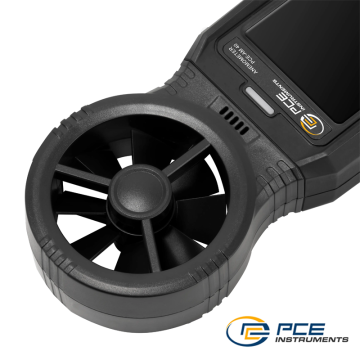 PCE AM 40 Rüzgar Hızı Ölçer Anemometre Rüzgar Hızı: 0.06... 45 m/sn / Hacimsel Akış: 0... 9,999 m³/dk / Sıcaklık: 0... 45 °C