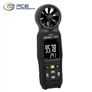 PCE AM 40 Rüzgar Hızı Ölçer Anemometre Rüzgar Hızı: 0.06... 45 m/sn / Hacimsel Akış: 0... 9,999 m³/dk / Sıcaklık: 0... 45 °C