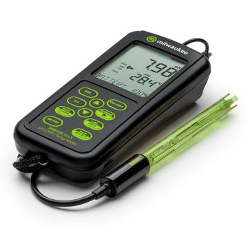 Milwaukee MW105 MAX Portatif pH / ORP / Sıcaklık Ölçer -2.00...20.00 pH / ±2000.0 mV / -20.0... 120.0 °C