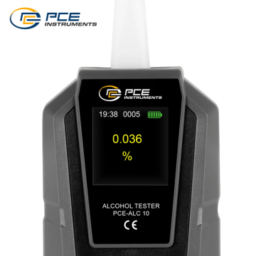 PCE ALC 10 Kişisel Alkolmetre  (Kandaki Alkol Değeri için) % 0... 0,4 BAC, Dikkat: Hijyenik sebeplerden dolayı iade veya değişim yoktur!!!