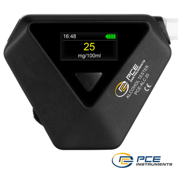 PCE ALC 20 Kişisel Alkolmetre (Kandaki Alkol Değeri için) 0... 400 mg/100 ml Dikkat: Hijyenik sebeplerden dolayı iade veya değişim yoktur!!!