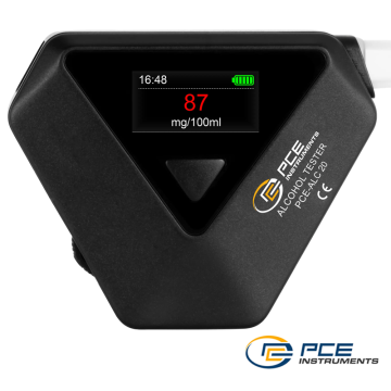 PCE ALC 20 Kişisel Alkolmetre (Kandaki Alkol Değeri için) 0... 400 mg/100 ml Dikkat: Hijyenik sebeplerden dolayı iade veya değişim yoktur!!!