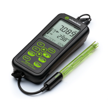 Milwaukee MW106 MAX Portatif pH / ORP / Sıcaklık Ölçer -2.000...20.000 pH / ±2000.0 mV / -20.0... 120.0 °C
