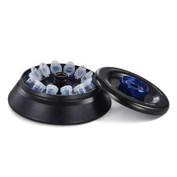 DLAB AS12-5V Kapaklı Sabitleme Klipsli ve O'ringli alüminyum alaşım rotor kiti, 15000rpm, 5ml*12(eppendrof tüp), D3024 ve D3024R ile birlikte kullanılır