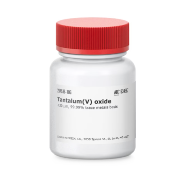 Sigma-Aldrich 204536 Tantalum(V) oxide <20 μm, 99.99% trace metals basis CAS No.: 1314-61-0 10 gr