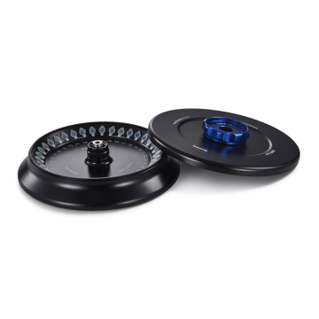 DLAB Rotor AS36-05 Kapaklı, sabitleme klipsli ve O'ringli alüminyum alaşım rotor kiti, 15000 rpm, 0,5 ml x 36, D3024 ve D3024R ile birlikte kullanılır