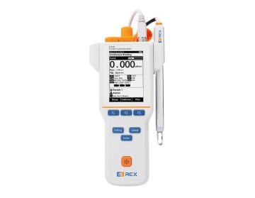 REX EC310F Portatik İletkenlik Ölçer 0.00 μS/cm... 500 mS/cm / -5... 110 ºC DJS-1VTC EC Elektrod ve Taşıma Çantası ile