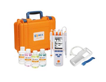REX M310F Portatif Multiparametre Ölçer pH/EC/ISE/DO/Temp. E-301-QC ph , DJS-1VTC EC iletkenlik ve DO-958-Q polarographic DO elektrodları ile birlikte