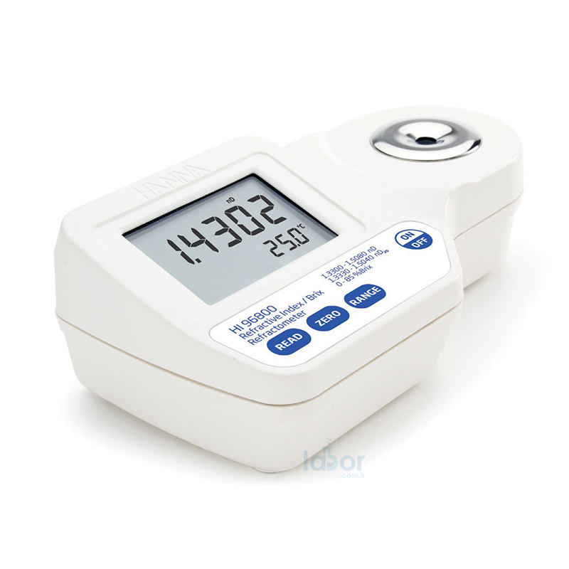 HANNA HI 96800 Dijital Refraktometre (Refraktif İndeks Ve Brix)