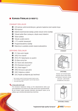 MSE Furnace M_1300_15 Kamara Fırın  15 L/1300 °C