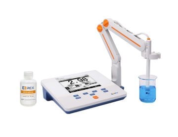 REX EC300F Masaüstü İletkenlik Ölçer 0.000 μS/cm... 1000 mS/cm ve -5... 110 ºC DJS-1VTC EC Elektrod ve Stand Dahil