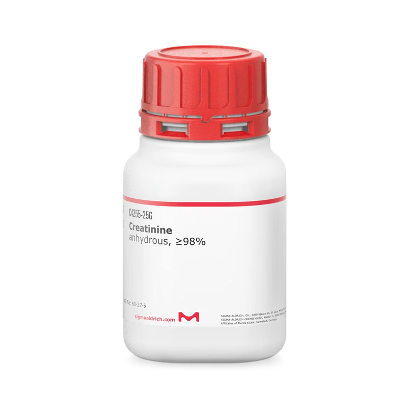 Sigma-Aldrich C4255 Creatinine anhydrous, ≥98% CAS No.: 60-27-5 25 gr