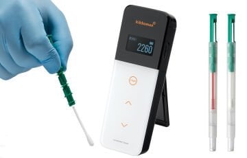 Kikkoman Lumitester Smart ATP AMP ADP Hijyen İzleme Cihazı Luminometre (1 Paket Swap Dahildir)