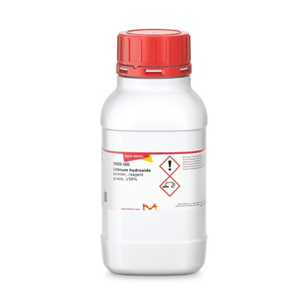 Sigma-Aldrich 545856 Lithium hydroxide powder, reagent grade, ≥98% 500 gr