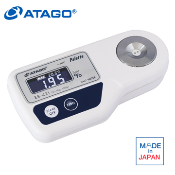 ATAGO 4211 ES-421 Tuzluluk Refraktometresi 0.0... 10.0 % (100 gr)