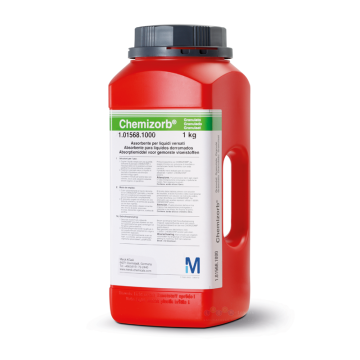 Merck 101568 Chemizorb granules Dökülen Sıvı Kimyasallar İçin Absorbent 5 kg