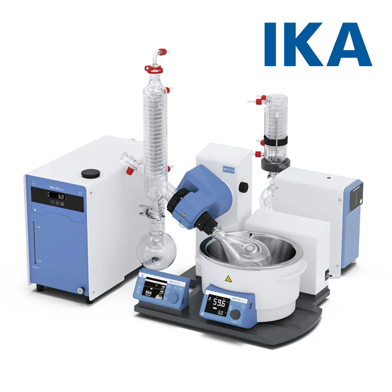 IKA RV 10 auto V Starter Solution Rotary Evaporatör Motorlu Dikey Tip 5... 300 rpm / RT... 180 °C / 1500 cm2